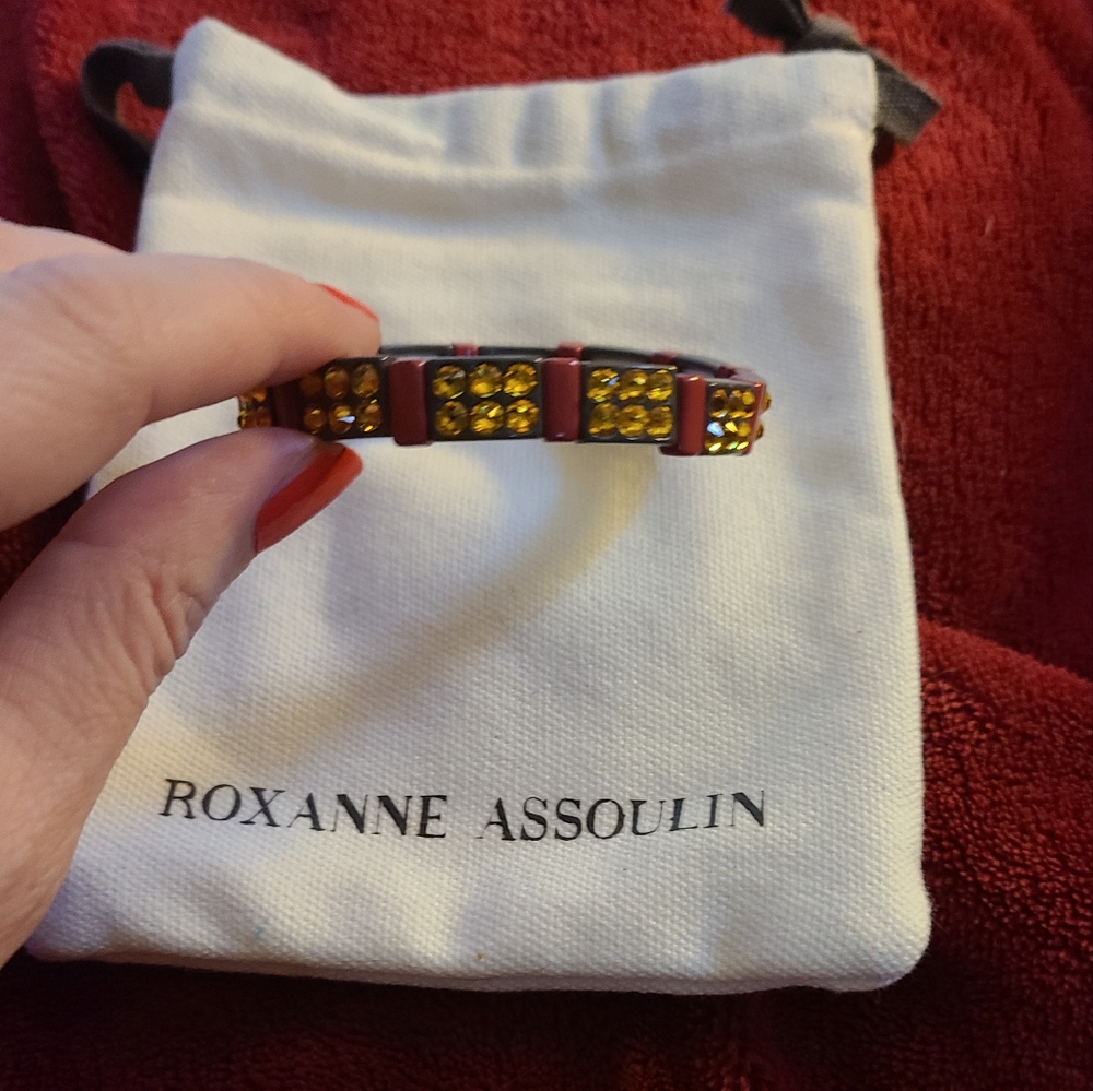 Roxanne Assoulin jeweled color block bracelet